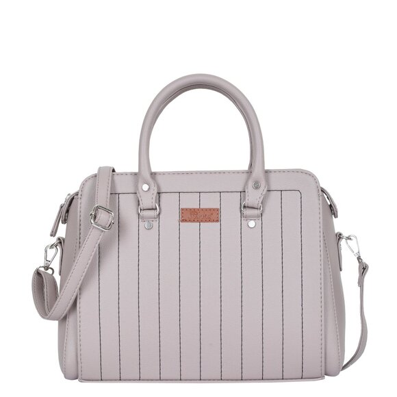 Women’s Vegan Leather Mauve Top-Handle Handbag | Crossbody Sling Bag, Purse - Picture 1 of 11